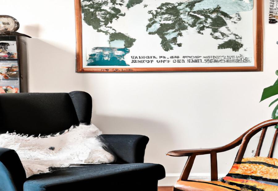 Mixing Contemporary Furnishings with Vintage Prints 