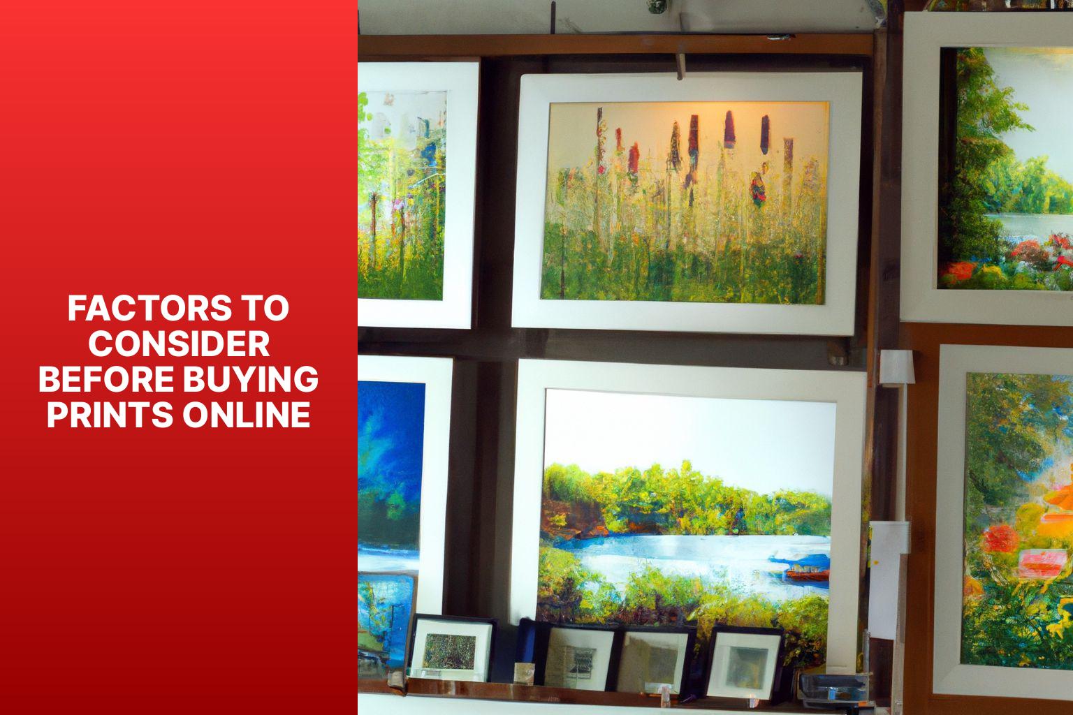 Factors to Consider Before Buying Prints Online - Your Guide to Buying Prints Online in Australia 