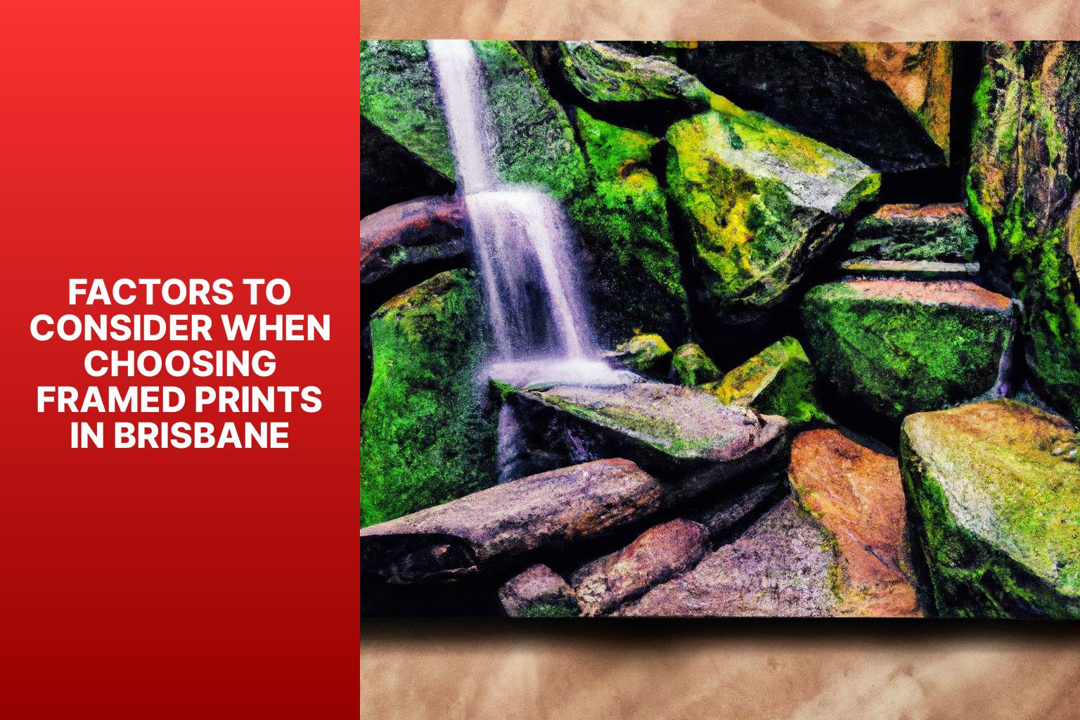 Factors to Consider When Choosing Framed Prints in Brisbane - Framed prints Brisbane 