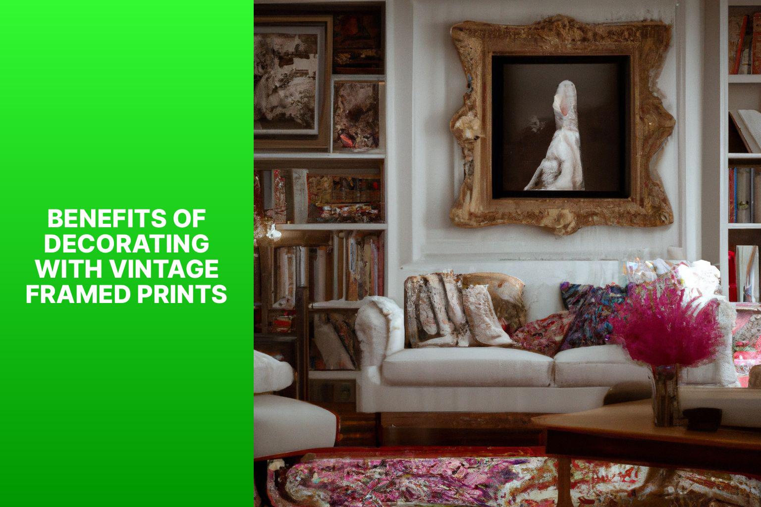 Benefits of Decorating with Vintage Framed Prints - Vintage framed prints 